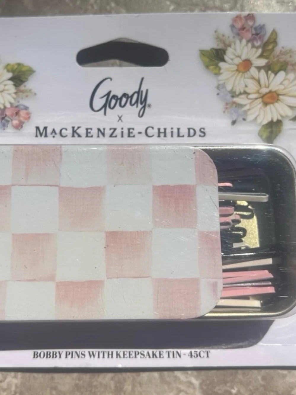 MacKenzie Childs x Goody Target Satin Scrunchies Hair Ties Bobby Pins Comb LOT